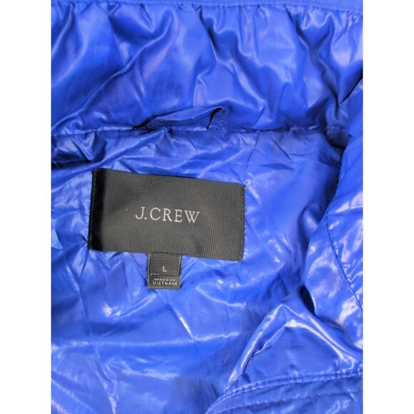 J. Crew Quilted puffer Vest Purple Size Large - Picture 4 of 7